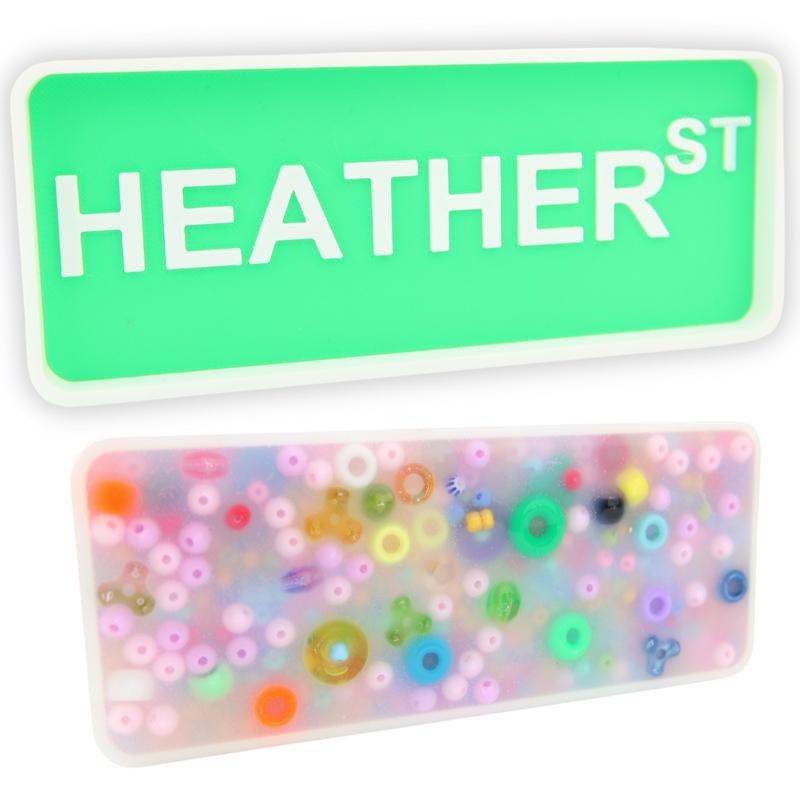 PERSONALIZED Street name - Picky Party Pad and Tray - Satisfy Your Urge to Pick, Pop and Peel Stress-Free! Anxiety Relief