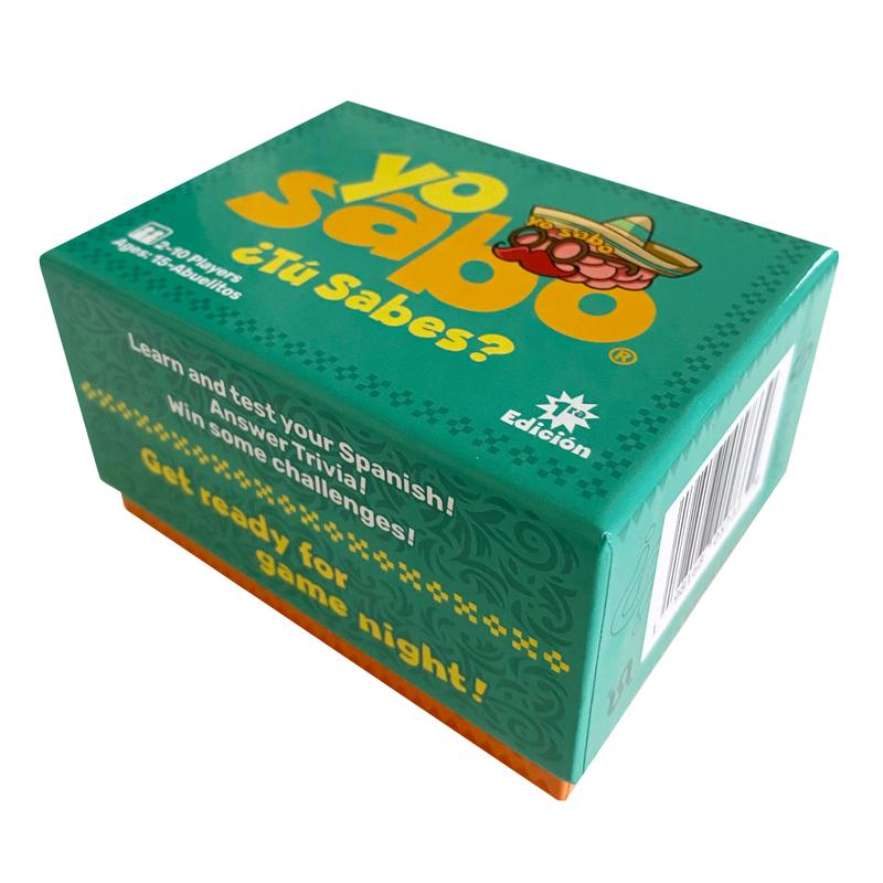 Yo Sabo The Game the New Latino Party Card Game for Family Game Night