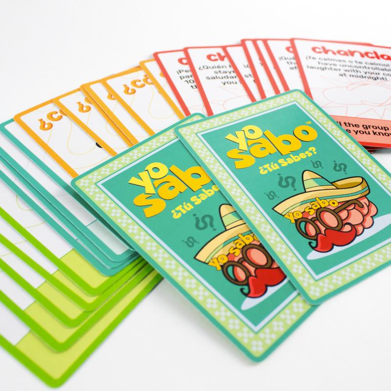 Yo Sabo The Game the New Latino Party Card Game for Family Game Night