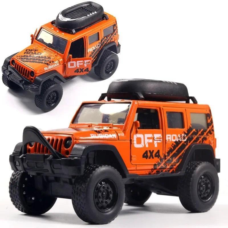 Alloy off-road vehicle model opens the door children toy car boy cake decoration