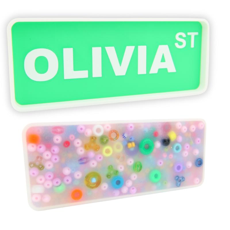 PERSONALIZED Street name - Picky Party Pad and Tray - Satisfy Your Urge to Pick, Pop and Peel Stress-Free! Anxiety Relief