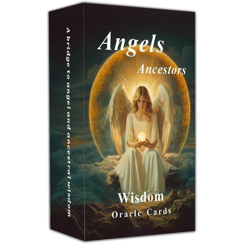 Bowen Angels Ancestors Oracle Cards Deck, Spiritual Guidance Oracle Cards for Beginners, Wisdom from Angels and Ancestors, Oracle Deck for Inner Growth and Cosmic Connection