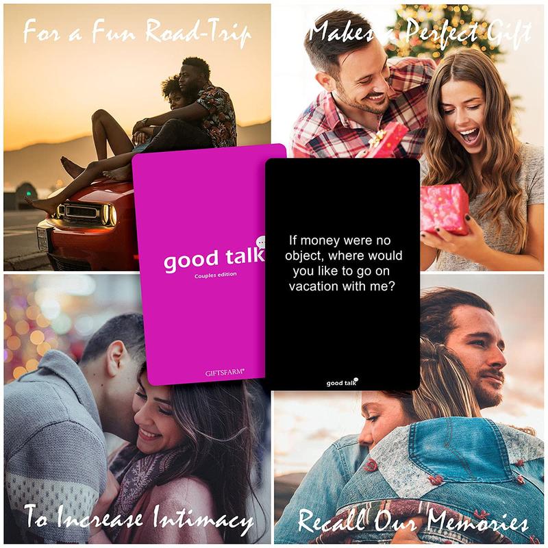 Couples Games - Conversation Starter Questions for Great Relationships - Fun Conversation Cards Game for Couples – To Explore & Deepen Connections with your Partner - Perfect Romantic Gift for Couples