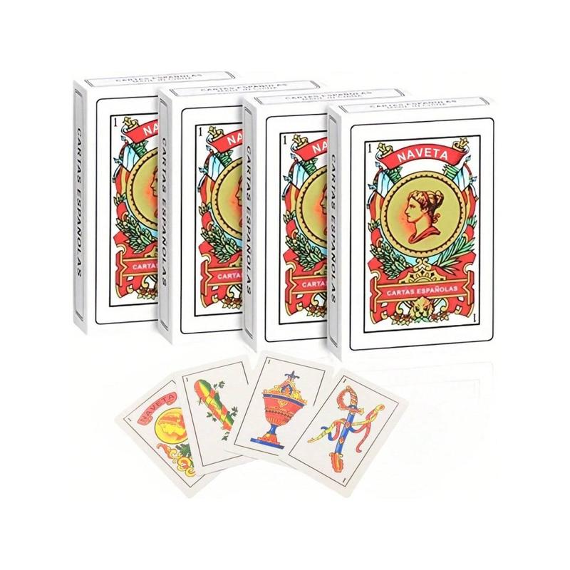 1 Deck of Authentic Spanish Naipes Playing Cards - Perfect for Mexican Card Games & Poker! Hot-Sealed Pack, Suitable for Card Game, Board Game, Tabletop Game and As Gift for Party,Board Games,Playing Cards