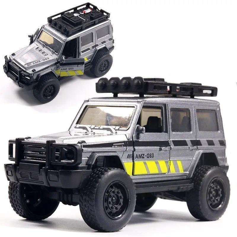 Alloy off-road vehicle model opens the door children toy car boy cake decoration