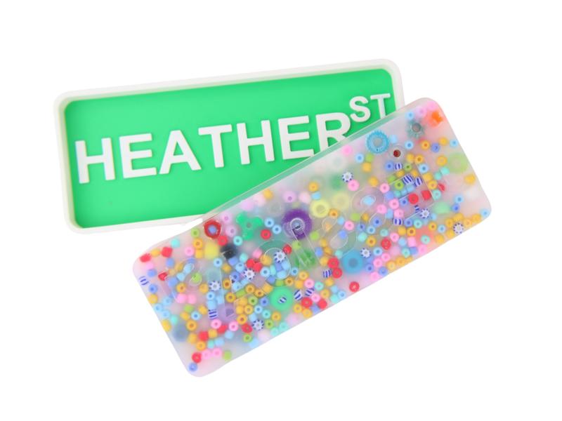 PERSONALIZED Street name - Picky Party Pad and Tray - Satisfy Your Urge to Pick, Pop and Peel Stress-Free! Anxiety Relief