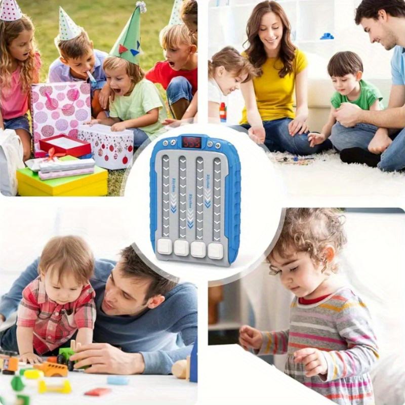 1PC Children's Handheld Games, Quick Press Game Toys, Rhythm Game Console, Glowing Game Sensory Children's Toys Portable Birthday Gift for Boys & Girls & Teens