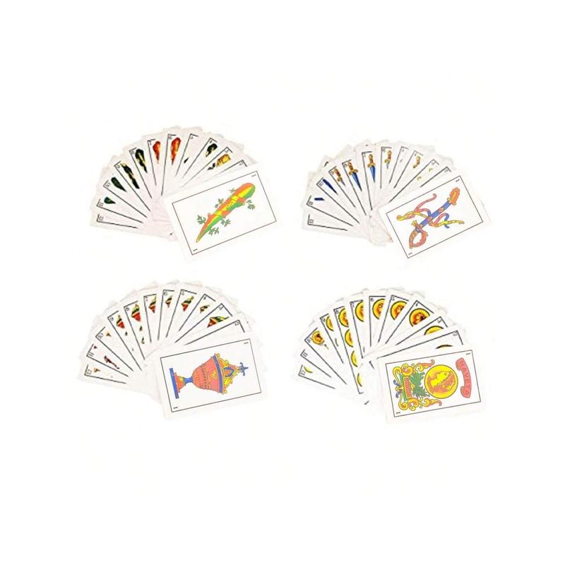 1 Deck of Authentic Spanish Naipes Playing Cards - Perfect for Mexican Card Games & Poker! Hot-Sealed Pack, Suitable for Card Game, Board Game, Tabletop Game and As Gift for Party,Board Games,Playing Cards