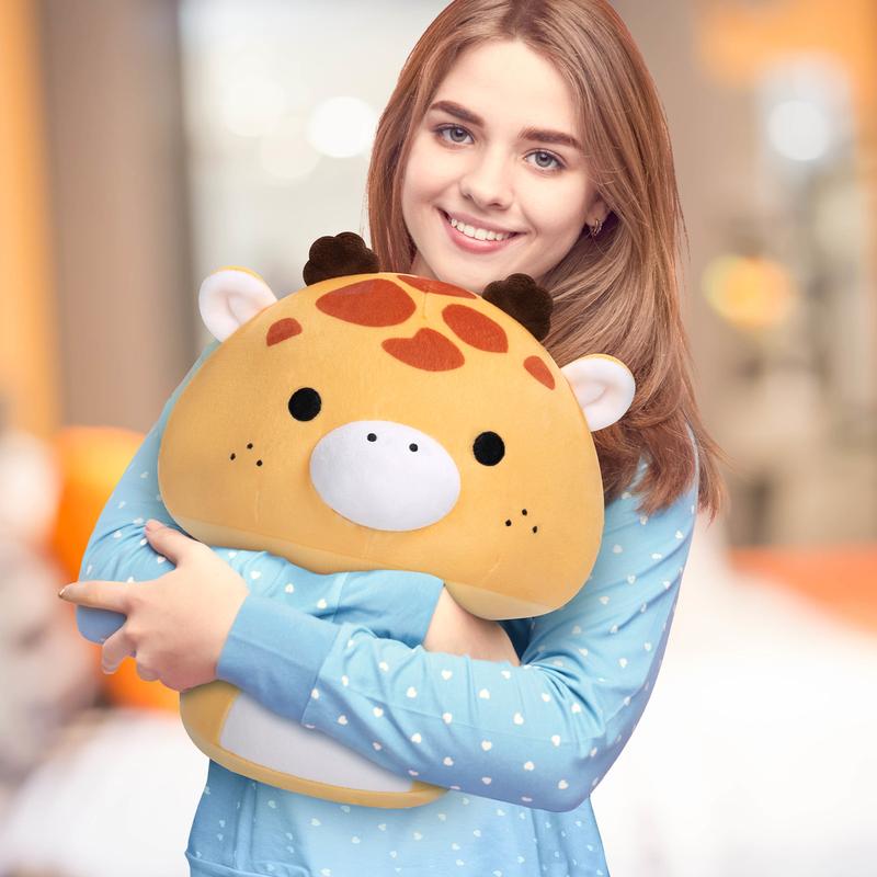 MeWaii  Mushroom Plush, giraffePlush Soft Plushies Squishy Plush, Cute giraffe Stuffed Animals Plush Toys Birthday Gifts Halloween Christmas Gift for Girls Boys