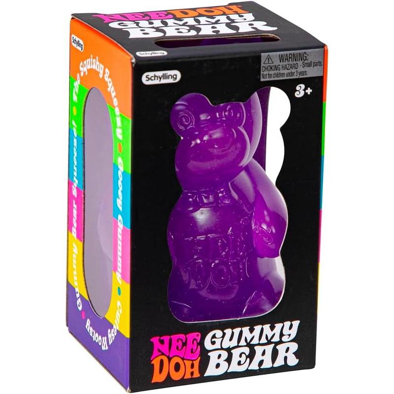 NeeDoh Gummy Bear - Sensory Fidget Toy with Jelly-Like Filling - 3.5