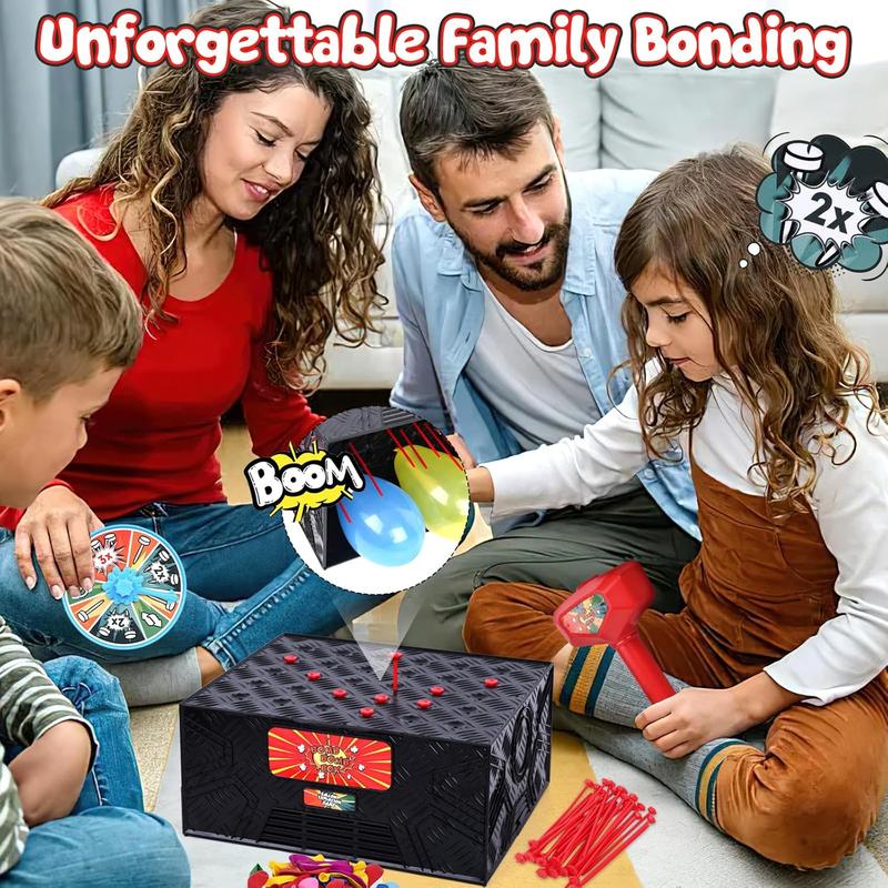 Whack a Balloon Game, Balloon Popping Game Blast Box Balloon Game for Kid Family Gathering