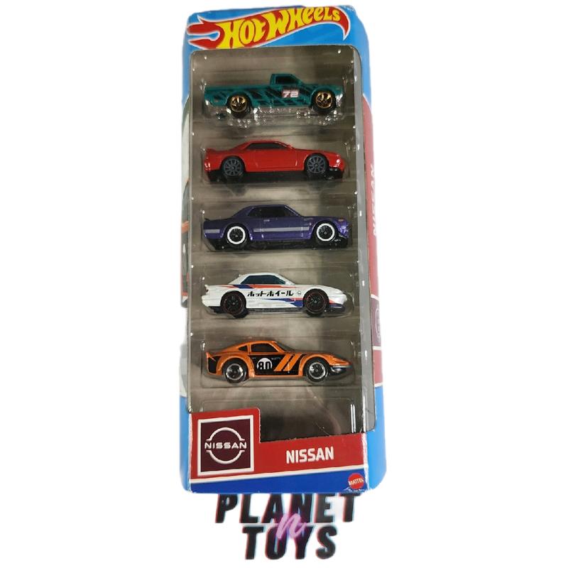 Hot wheels 5 Pack Sets Assorted 1:64 Diecast Collectibles • Nissan • HW Motor Show • Nightbutnerz