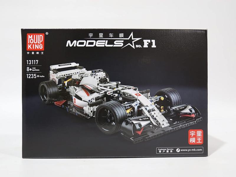 Mould King Technik Sports Car Formula 1 Racing Car Building Kit, 1235 Pcs Collectible Car Model Building Blocks Toys Gift for Kids, Boys, Adult