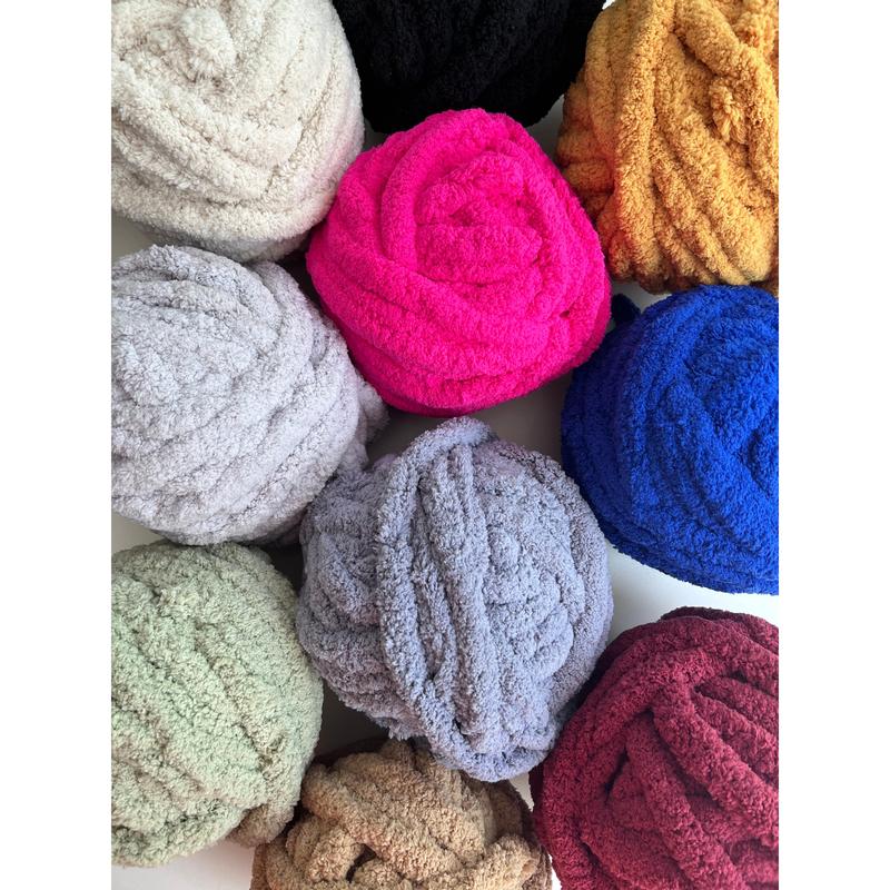 Chenille Yarn (various colors)