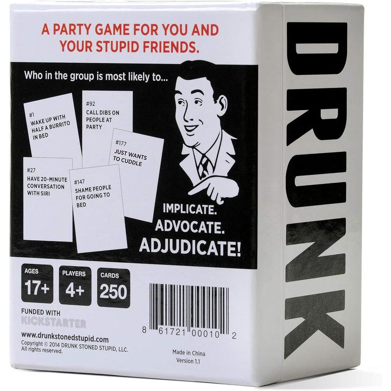 Drunk Stoned or Stupid [A Party Game]