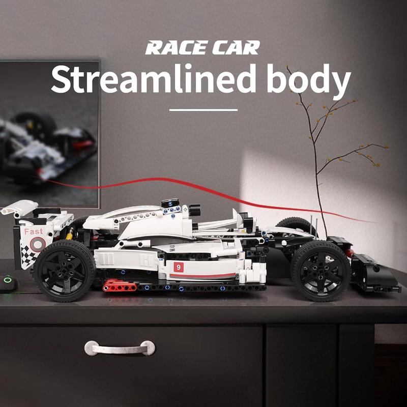 Mould King Technik Sports Car Formula 1 Racing Car Building Kit, 1235 Pcs Collectible Car Model Building Blocks Toys Gift for Kids, Boys, Adult