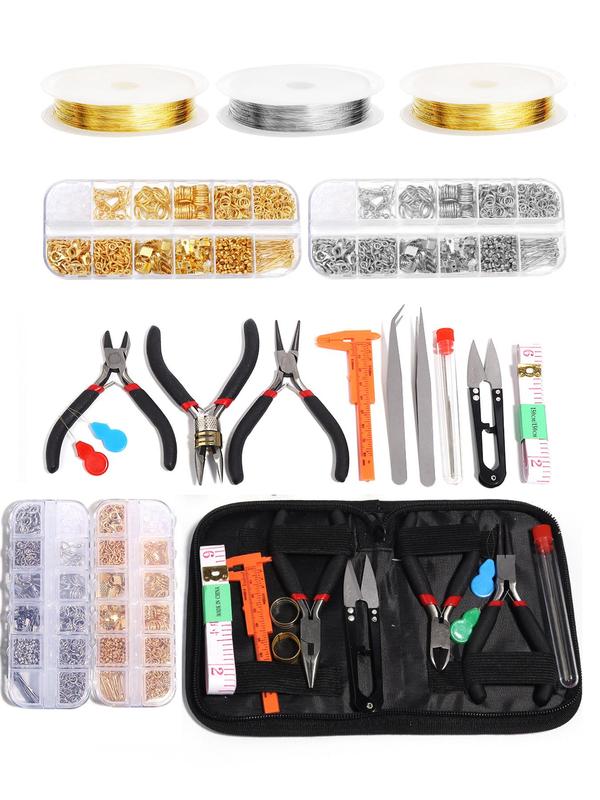 Jewelry Making Tool Set, Jewelry Making Kit, Jewelry Making Accessories, DIY Jewelry Making Tool Set for Necklace Bracelet