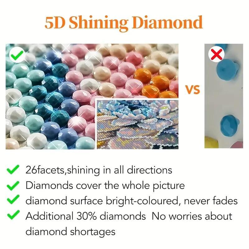 1 Set Basketball Pattern DIY Paint In Diamond without Frame, Rhinestone Art Kit for Adults & Kids, Paint In Diamond for Home Decoration