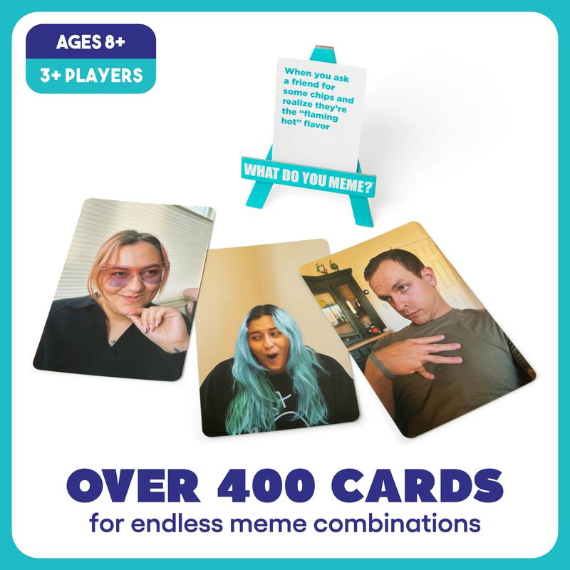 What Do You Meme? Family Edition, With New Refreshed Content, Family Games for Kids and Adults