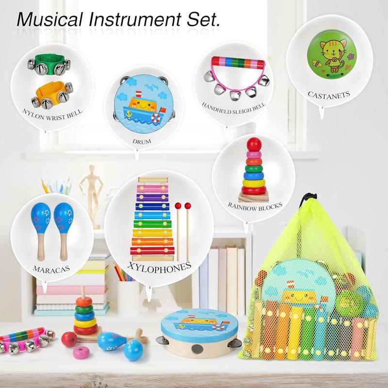 Christmas gift Kids Musical Instruments for Toddlers,Baby Musical Toys for Toddlers,Christmas Kids Gifts,First Birthday Gifts for Boys Girls