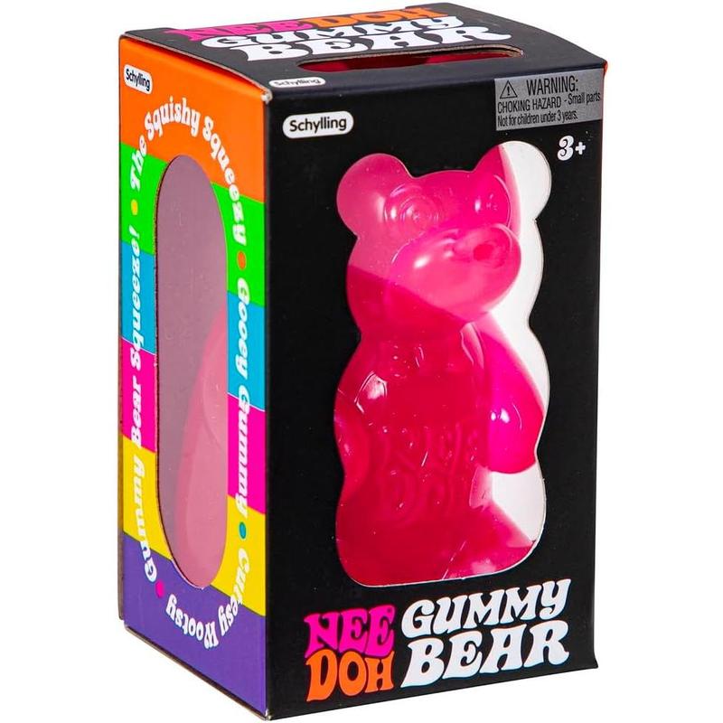 NeeDoh Gummy Bear - Sensory Fidget Toy with Jelly-Like Filling - 3.5