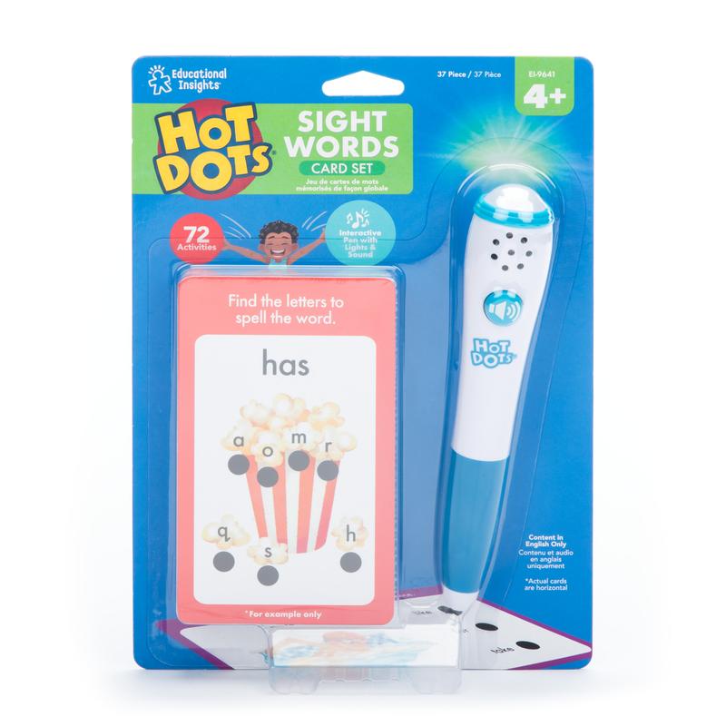 Educational Insights Hot Dots Sight Word Card Game, Ages 4+