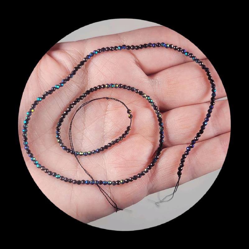 2mm Facited AB beads 1 string