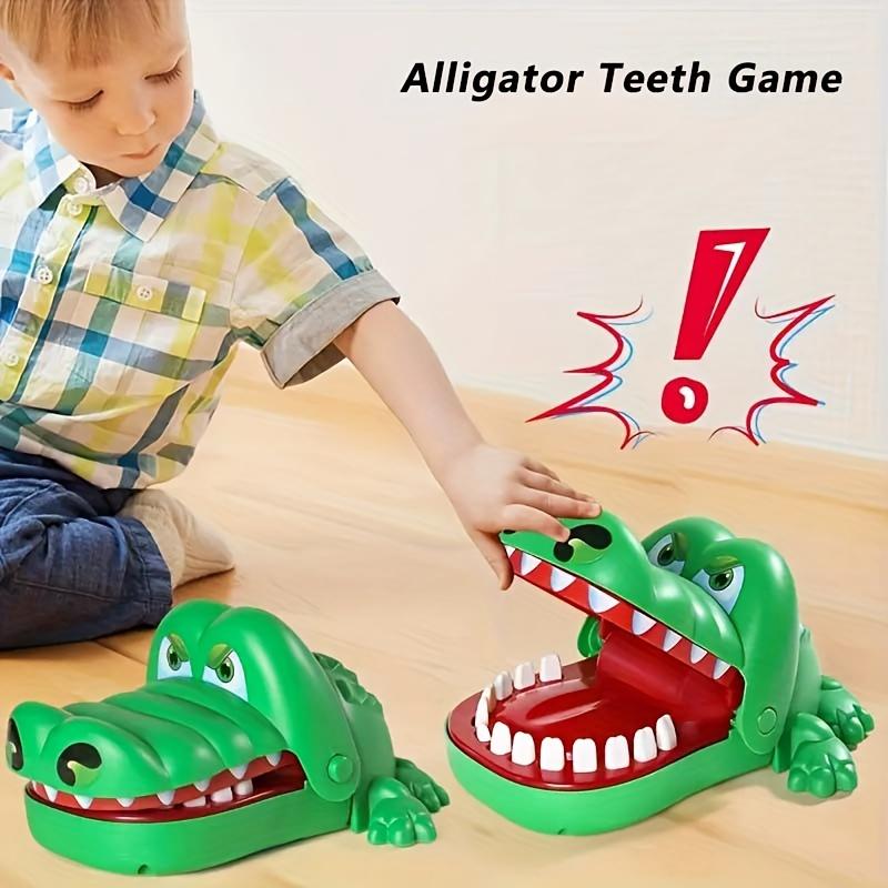 Alligator Teeth Game for Birthday, Bar Bat Mitzvah, Bachelor, Housewarming, Anniversary Parties - Plastic Crocodile Bite Finger Prank Toy for Interactive Multiplayer Fun, Ideal Christmas, Easter, Halloween, Summer, Fall Holiday Gift (Large Size)