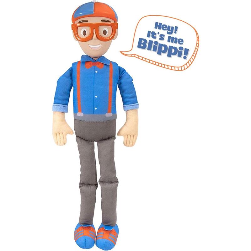 Blippi Bendable Plush Doll, 16