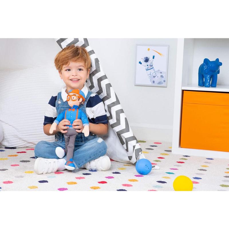 Blippi Bendable Plush Doll, 16