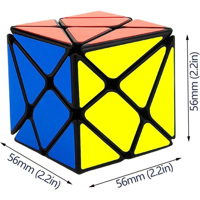 TANCH Skewb Twisty Speed Cube Magic Cube Puzzle Toy Black