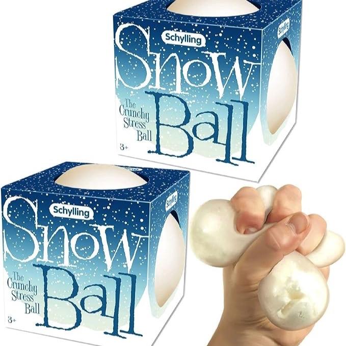 Schylling NeeDoh SnowBall Crunch - Satisfying Snow-Like Crunch - Pack of 2 toys