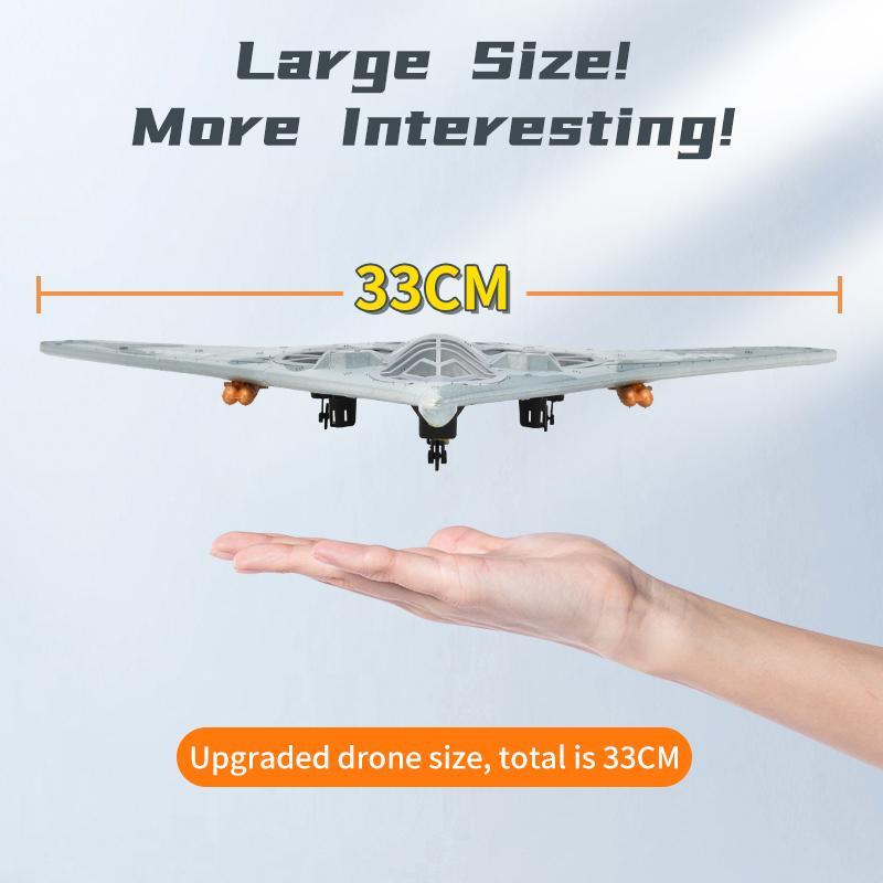 Remote Control Foam Airplane, 1 Box 360° Rotation Remote Control Stunt Plane with Lights, Easy To Control Foam Airplane for Beginners, Birthday Gifts