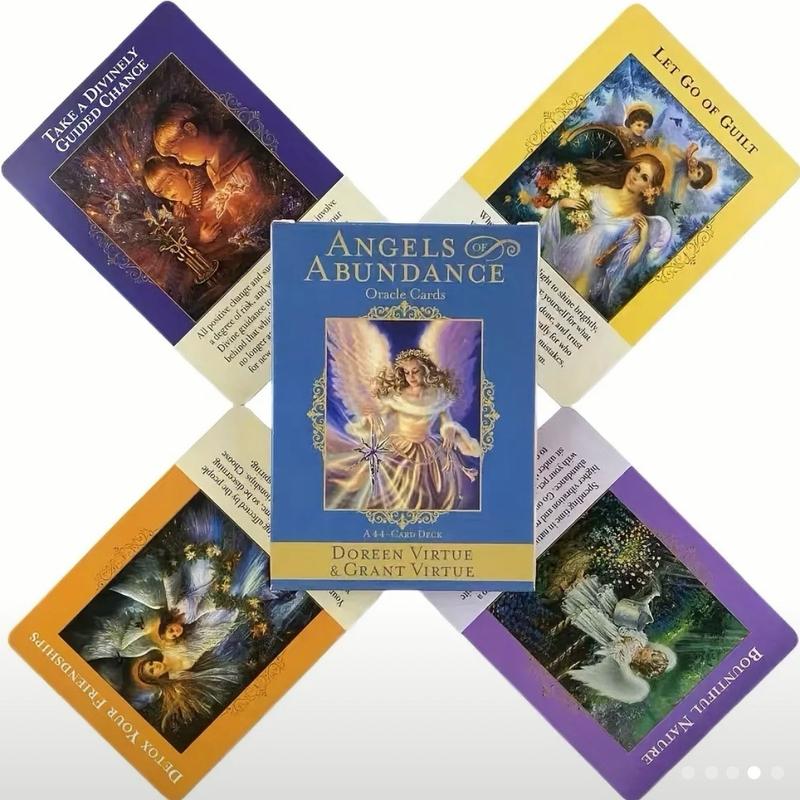 Angels of Abundance Oracle - A Divination Card Game for Wealth and Prosperity