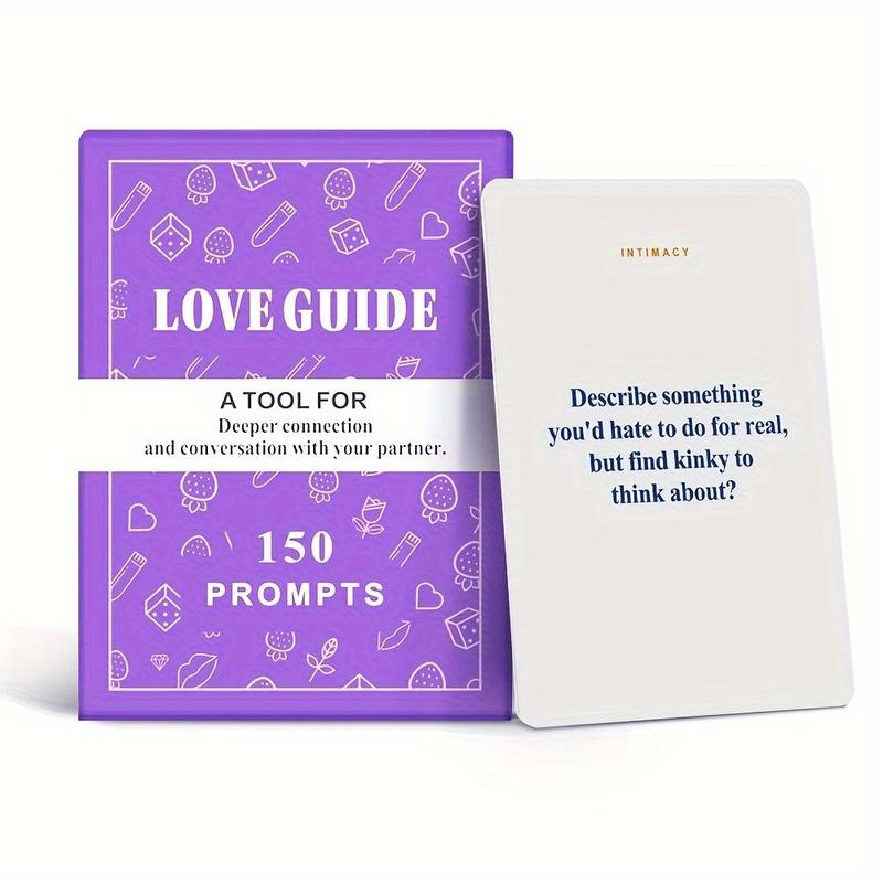 Love Guide Deck, 1 Box 150 Relationship Building Conversation Starters Card Games, Couples Games, Office Stationery & Supplies