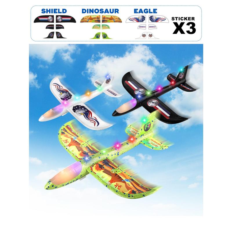 3 Pack Airplane Launcher Toy, 12.6