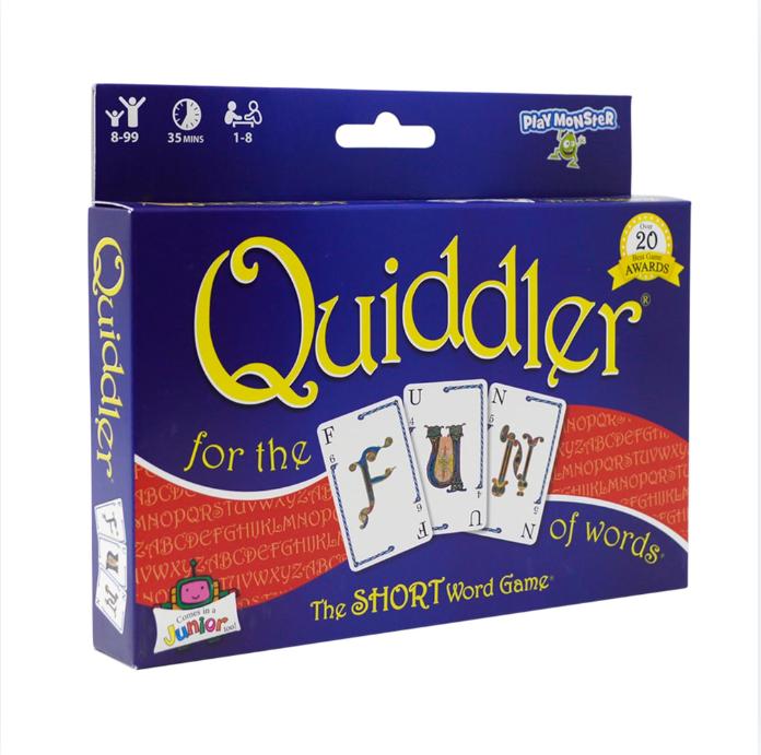 Quiddler Card Games for Kids – Playing Cards Word Games, Family Games, Learn While Having Fun Game Night, Travel Games, Multi-Player, Ages 8+