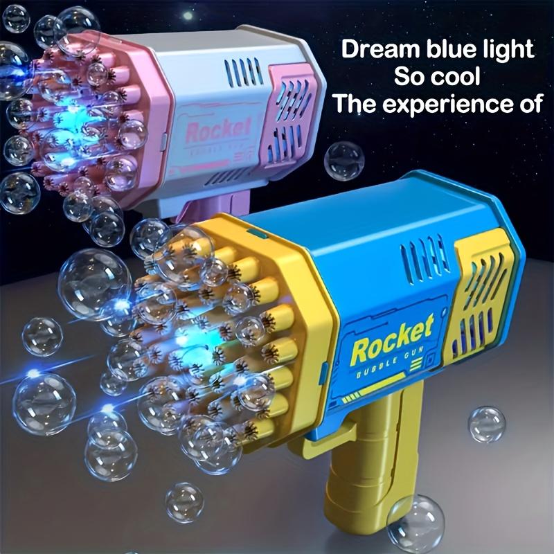 40-hole Bubble Machine Handheld Gatling Automatic Bubble Gun Children's Portable Outdoor Party Toy, Boy Girl Gift (bubble Liquid And Battery Not Included) Halloween Christmas Gift