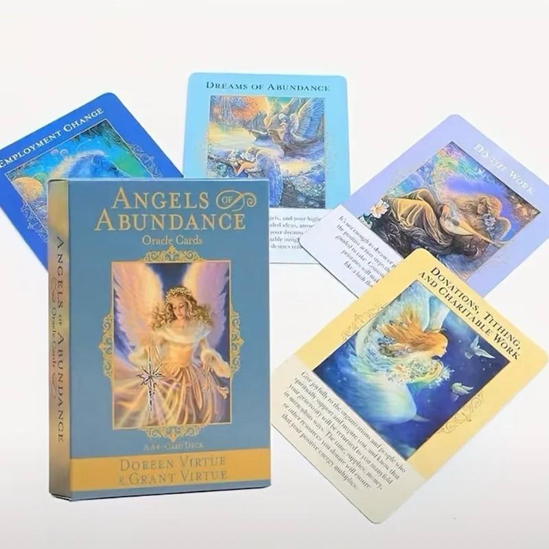 Angels of Abundance Oracle - A Divination Card Game for Wealth and Prosperity