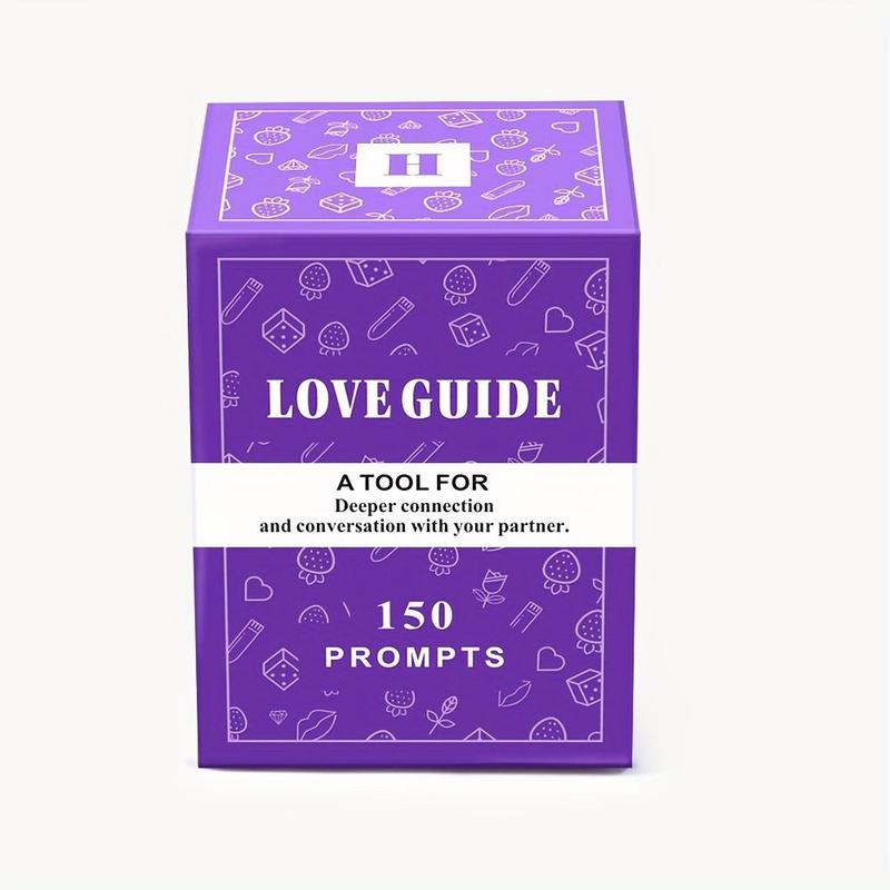 Love Guide Deck, 1 Box 150 Relationship Building Conversation Starters Card Games, Couples Games, Office Stationery & Supplies