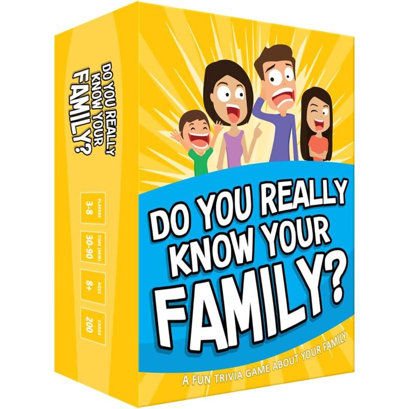 A Fun Family Game Filled with Conversation Starters and Challenges - Great for Kids, Teens and Adults