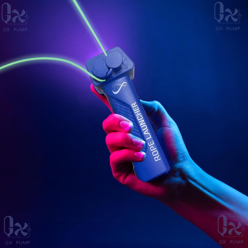 Christmas Gift Rope Launcher ZipString Handheld UV Luminous Rope Toy viral fidget