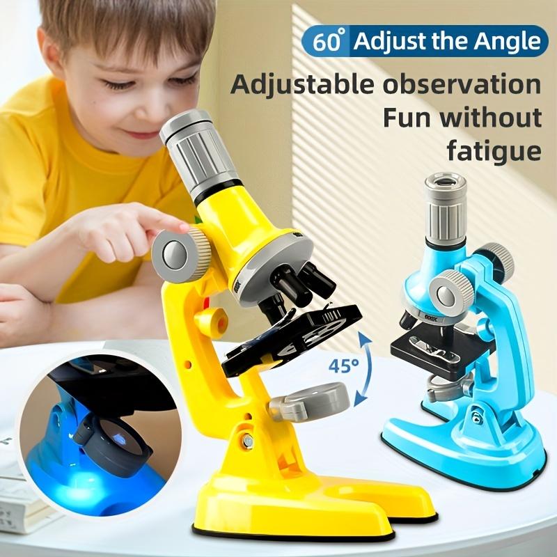 High-Definition Microscope, Science Experiment Set for Primary School Students with Puzzle Toys as Christmas Gift for Children's Science Education