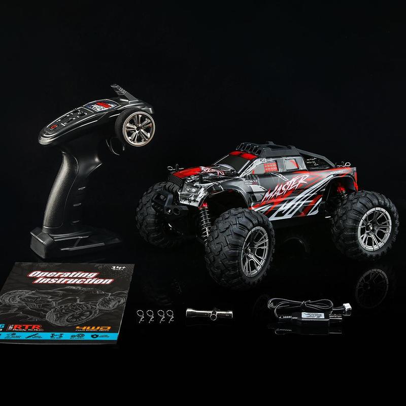 4x4 High-speed Rebound Concrete Car, Remote Control Car Toy, Fast Rebound Concrete Vehicle, Offroad Monster Hobby Racing Car, Four-wheel Drive Off-road Fast Remote-Control Vehicle Toy