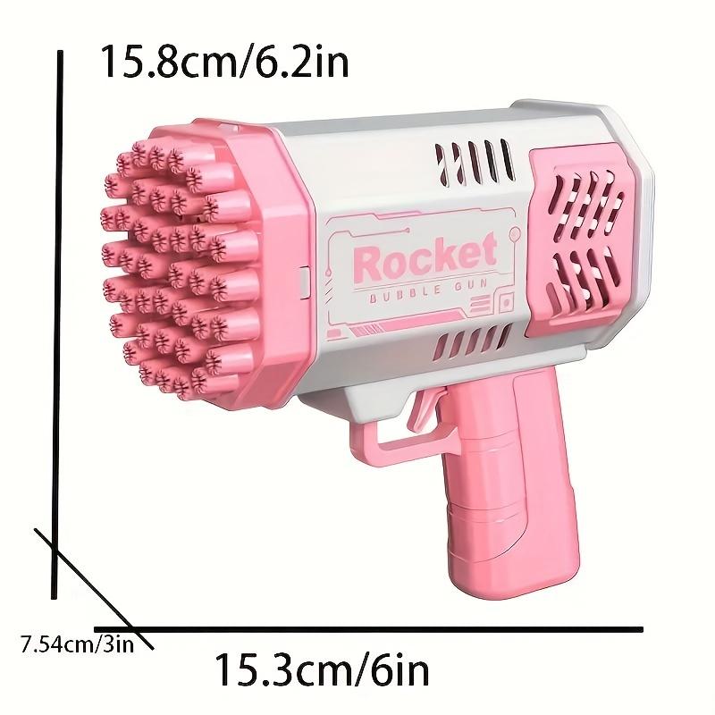 40-hole Bubble Machine Handheld Gatling Automatic Bubble Gun Children's Portable Outdoor Party Toy, Boy Girl Gift (bubble Liquid And Battery Not Included) Halloween Christmas Gift