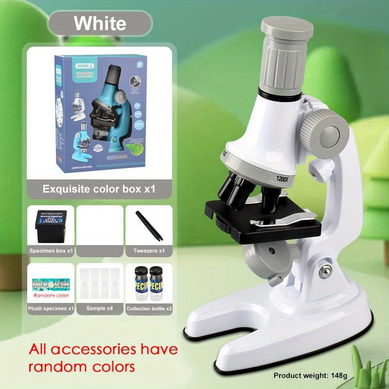 High-Definition Microscope, Science Experiment Set for Primary School Students with Puzzle Toys as Christmas Gift for Children's Science Education