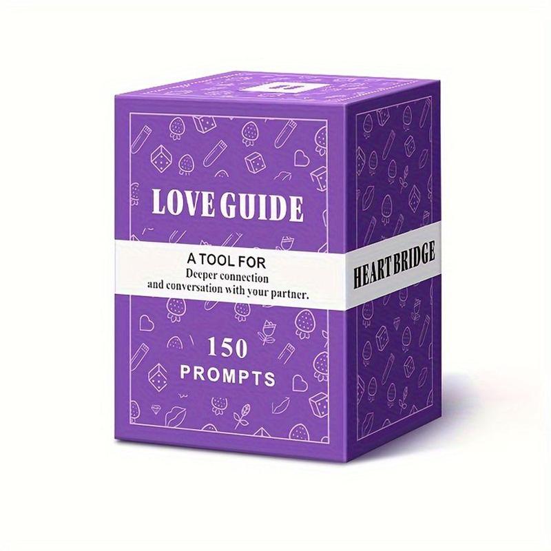 Love Guide Deck, 1 Box 150 Relationship Building Conversation Starters Card Games, Couples Games, Office Stationery & Supplies