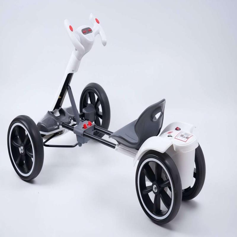 Free installation of children's kart electric four-wheeler can be folded and seated