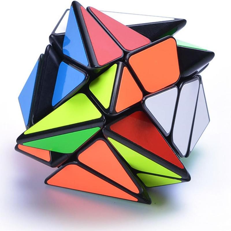 TANCH Skewb Twisty Speed Cube Magic Cube Puzzle Toy Black