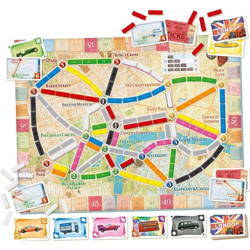 Ticket To Ride Board Game Set, Ticket To Ride Card Game, Ticket To Ride Expansion Pack for Ultimate Gameplay Experience